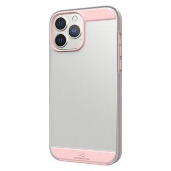 White Diamonds Cover Innocence Clear Voor Apple IPhone 13 Pro Max Ros&eacute;goud