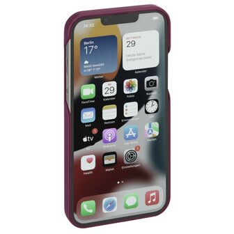 Hama Cover Finest Sense Voor Apple IPhone 14 Pro Burgundy