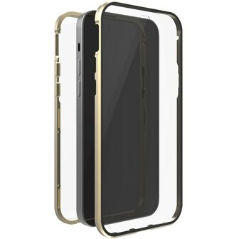 White Diamonds 360 Glas Cover Voor Apple IPhone 14 Pro Goud