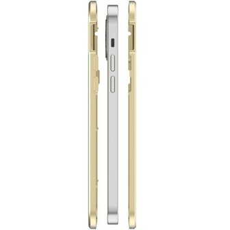 White Diamonds 360 Glas Cover Voor Apple IPhone 14 Pro Goud