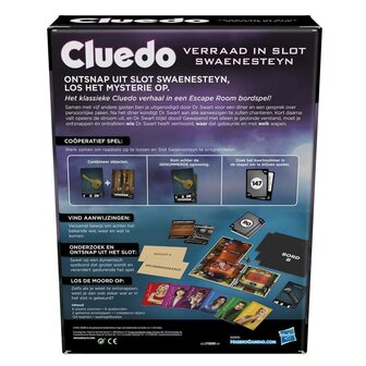 Hasbro Gaming Cluedo Verraad in Slot Swaenesteyn