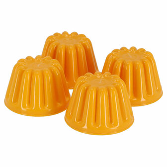 Patisse Puddingvormen 100 ml 4 Stuks Geel