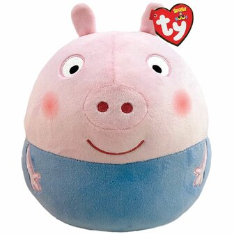 TY Squish A Boo Knuffelkussen Peppa Pig George 31 cm