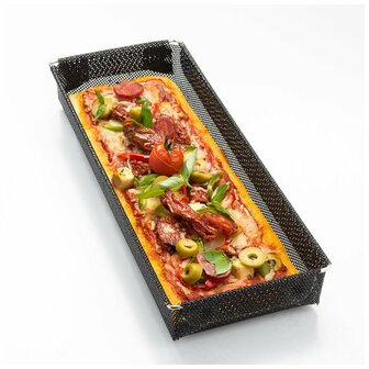 Nostik Baguette Tray 31x11x3 cm Zwart