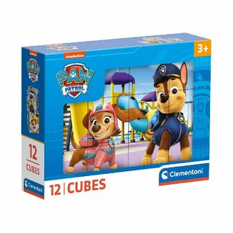 Clementoni Paw Patrol Blokpuzzel 12 Blokken