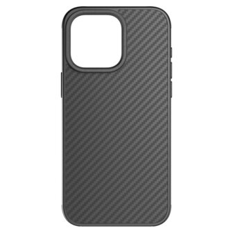 Black Rock Robust Carbon Cover Voor Apple IPhone 15 Pro Max Zwart