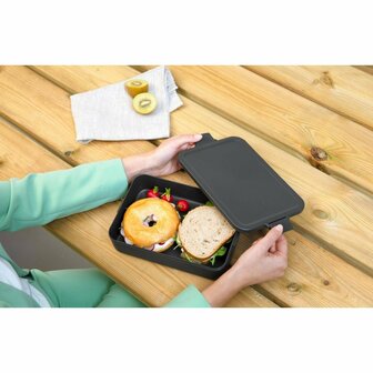 Brabantia Make &amp; Take Lunchbox L Donkergrijs