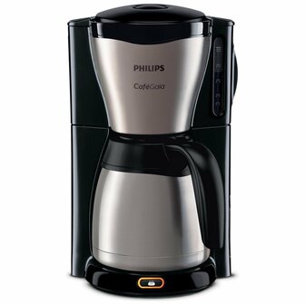 Philips HD7548/20 Caf&eacute; Gaia Koffiezetapparaat RVS/Zwart