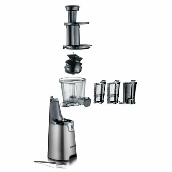 Severin ES3571 Slowjuicer RVS/Zwart