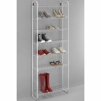 Metaltex Shoe Schoenenrek 8 Etages 64x23x165 cm Wit