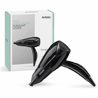 Babyliss D212E Powerlight F&ouml;hn 2200W Zwart