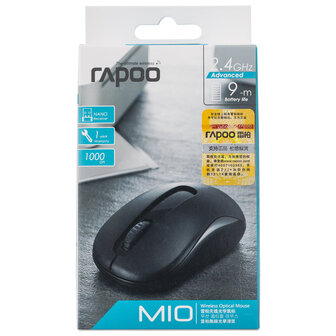 Rapoo Muis Opt. 2.4ghz Zwart M10