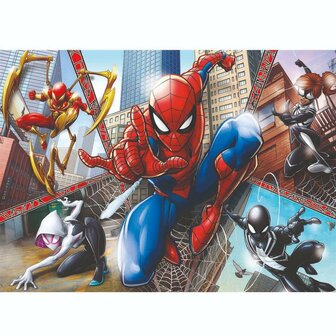 Clementoni Supercolor Puzzel Spiderman 2x60 Stukjes