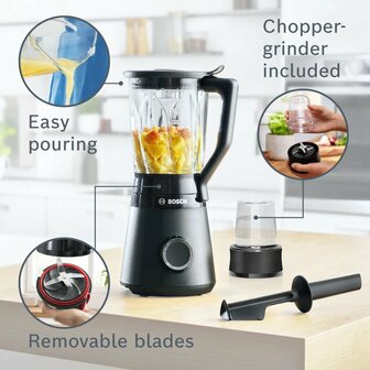 Bosch MMB6176B VitaPower Blender Zwart