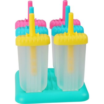 Excellent Houseware IJs Lolly Maker voor 6 IJsjes