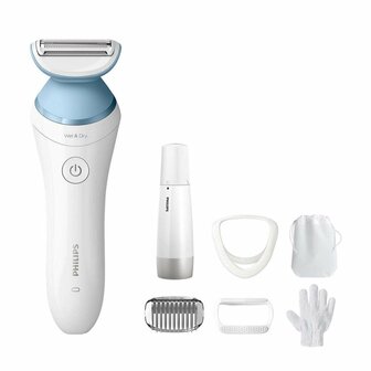 Philips BRL166/91 Snoerloze Lady Shaver Series 8000 Wit/Blauw