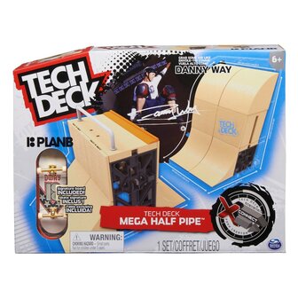 Tech Deck Danny Way Mega Half Pipe + Board