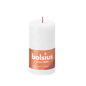 Bolsius Kaars 13x6,8 cm Wit