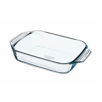 Pyrex Irresistible Glazen Ovenschaal Rechthoek 2.2L Transparant