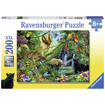 Ravensburger Puzzel Dieren In De Jungle 200 Stukjes XXL