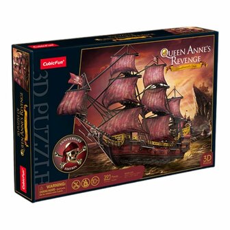 Cubic Fun 3D Puzzel Queen Anne Revenge 391 Stukjes