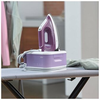 Braun IS2577VI CareStyle Compact Pro Stoomgenerator Violet/Wit