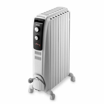 Delonghi TRD40820 Dragon 4 Oliegevulde Radiator Wit/Zwart