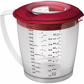 Westmark Helena Maatbeker 1.4L Rood/Transparant