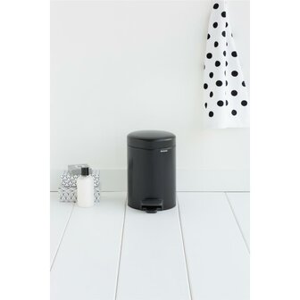 Brabantia NewIcon Pedaalemmer 3L Mat Zwart