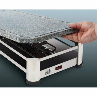 Fritel 142081 Steengrill Raclette RVS/Zwart