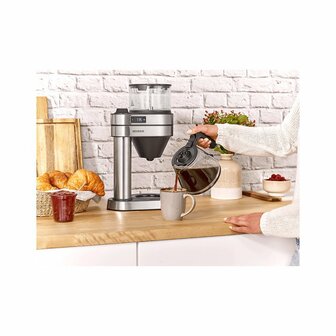 Severin KA5762 Koffiezetapparaat RVS/Zwart