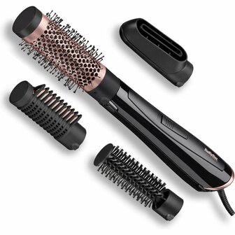 Babyliss AS126E Perfect Finish F&ouml;hnborstel Zwart/Rose