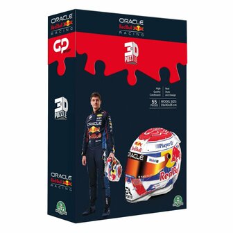 3D Puzzel Formule 1 Helm Max Verstappen 55 Stukjes