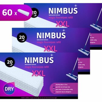 Nimbus Magic Vloerdoekjes XXL 60 Stuks