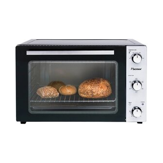 Bestron AOV45 Grill-Bakoven met Hetelucht + Draaispit 1800W RVS/Zwart