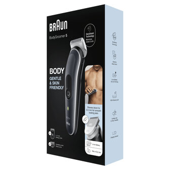 Braun BG5340 BodyGroomer 5 Zwart/Zilver