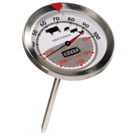 Xavax Vlees- en Oventhermometer Inox Matt