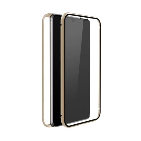 White Diamonds 360° Glass Cover for Samsung Galaxy A41 Gold