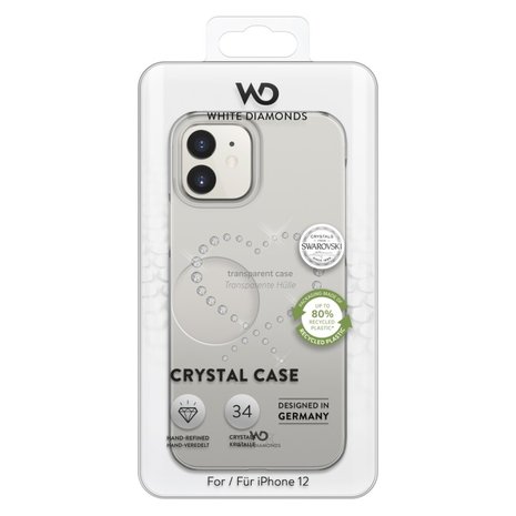 White Diamonds Eternity Cover Voor Apple IPhone 12 Mini Crystal