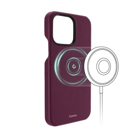 Hama Cover Finest Sense Voor Apple IPhone 14 Pro Burgundy