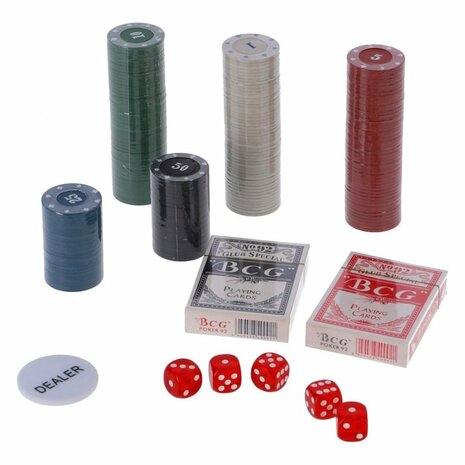 Pokerset in Koffer 200-delig Aluminium