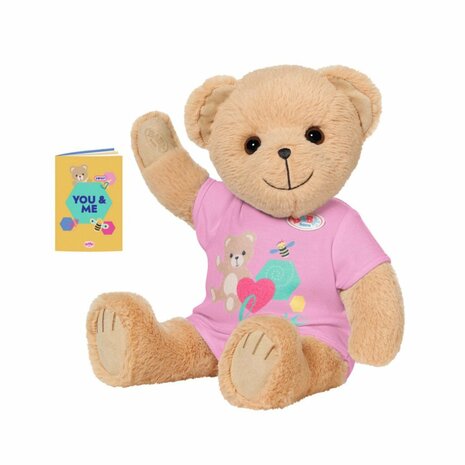 Baby Born Knuffelbeer Teddy Roze