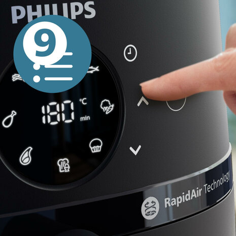 Philips NA221/00 Airfryer 4.2L 1500W Zwart/Zilver