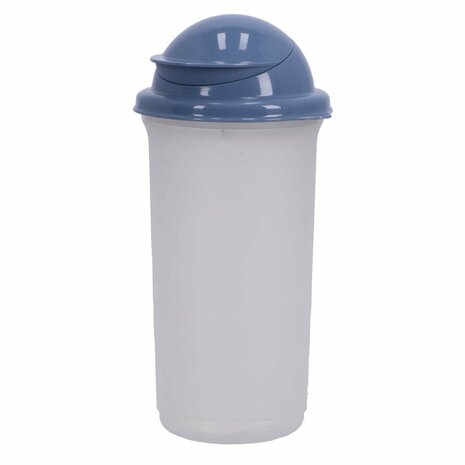 Rotho Rondo Shaker 0.5L Horizon Blauw/Transparant