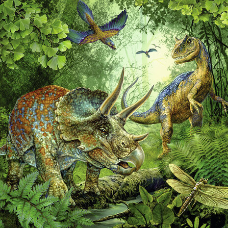 Ravensburger 3 Dinosauriërs Puzzels 3x49 Stukjes