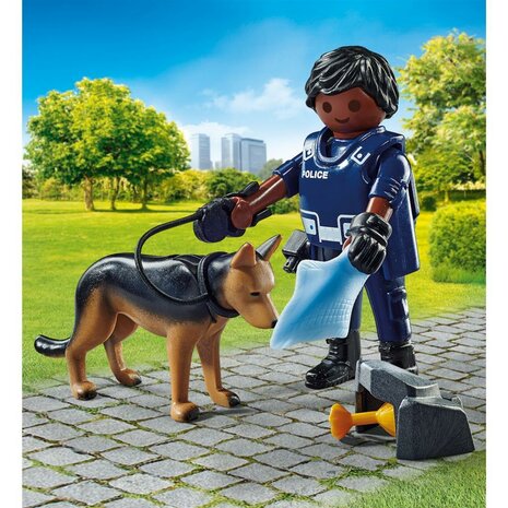 Playmobil 71162 Special Plus Politieagent met Speurhond