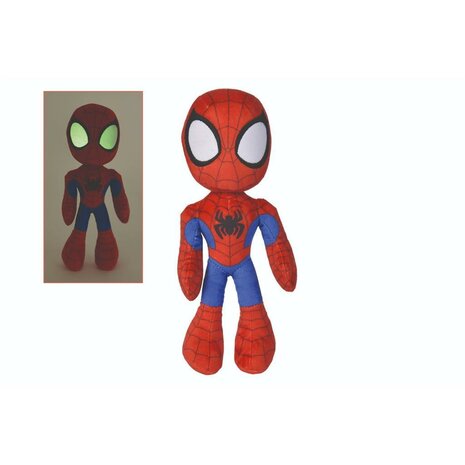 Marvel Knuffel Spidey met Oplichtende Ogen 25 cm