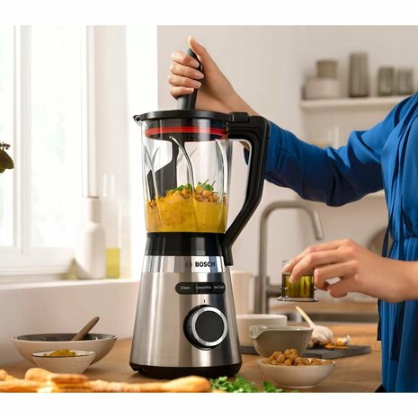 Bosch MMB6382M VitaPower Serie Blender RVS/Zwart