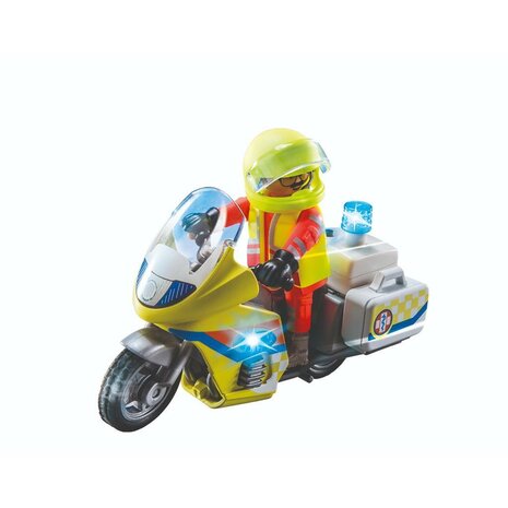 Playmobil 71205 Cityt Life Noodmotorfiets met Zwaailicht