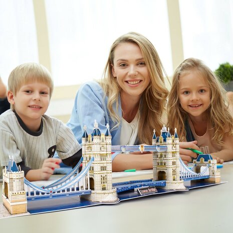 Cubic Fun National Geographic 3D Puzzel The Tower Bridge London 120 Stukjes